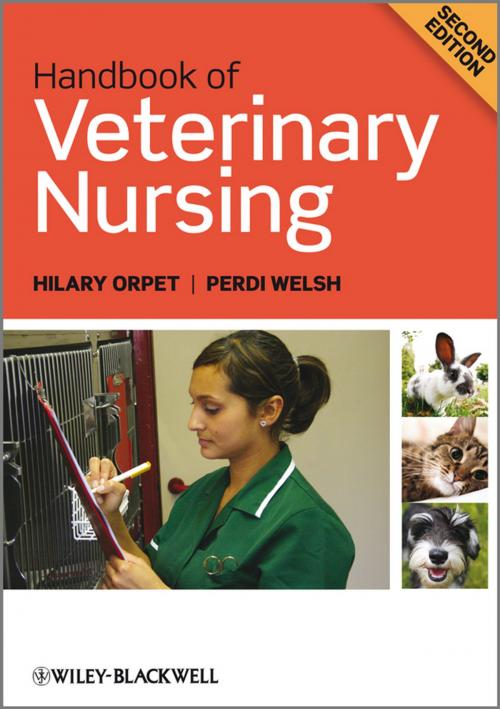Cover of the book Handbook of Veterinary Nursing by Hilary Orpet, Perdi Welsh, Wiley