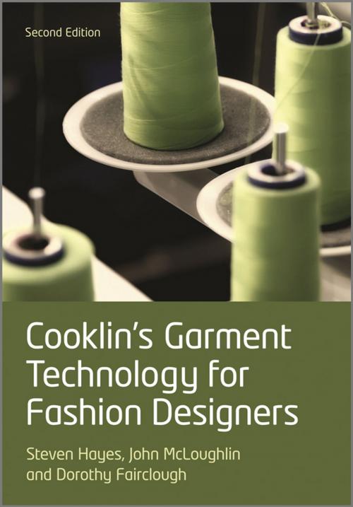 Cover of the book Cooklin's Garment Technology for Fashion Designers by Gerry Cooklin, Steven George Hayes, John McLoughlin, Dorothy Fairclough, Wiley