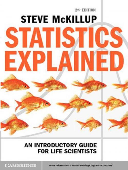 Cover of the book Statistics Explained by Steve McKillup, Cambridge University Press