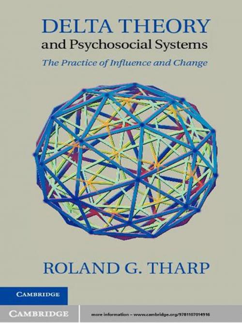 Cover of the book Delta Theory and Psychosocial Systems by Roland G. Tharp, Cambridge University Press