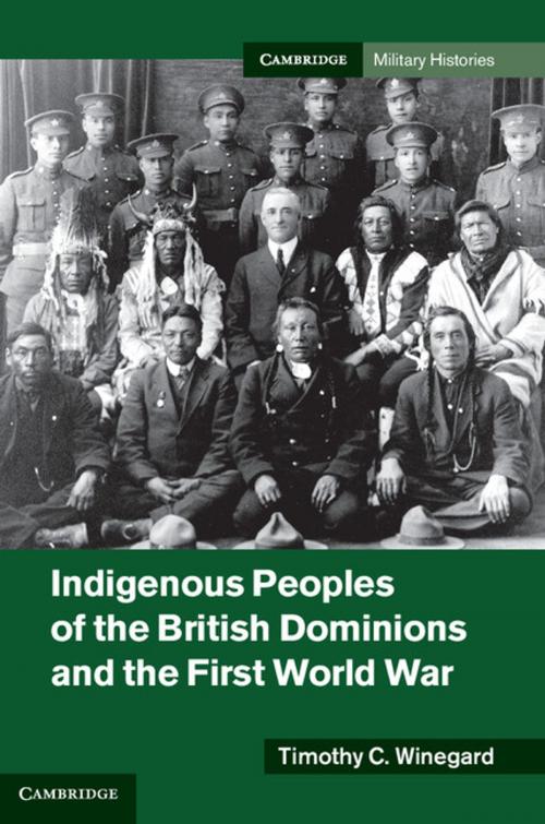 Cover of the book Indigenous Peoples of the British Dominions and the First World War by Timothy C. Winegard, Cambridge University Press