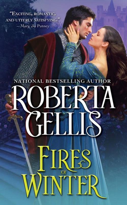 Cover of the book Fires of Winter by Roberta Gellis, Sourcebooks