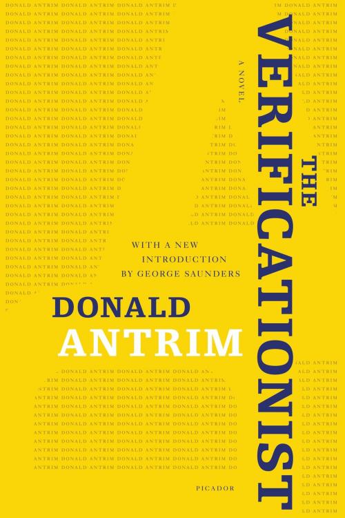 Cover of the book The Verificationist by Donald Antrim, Picador