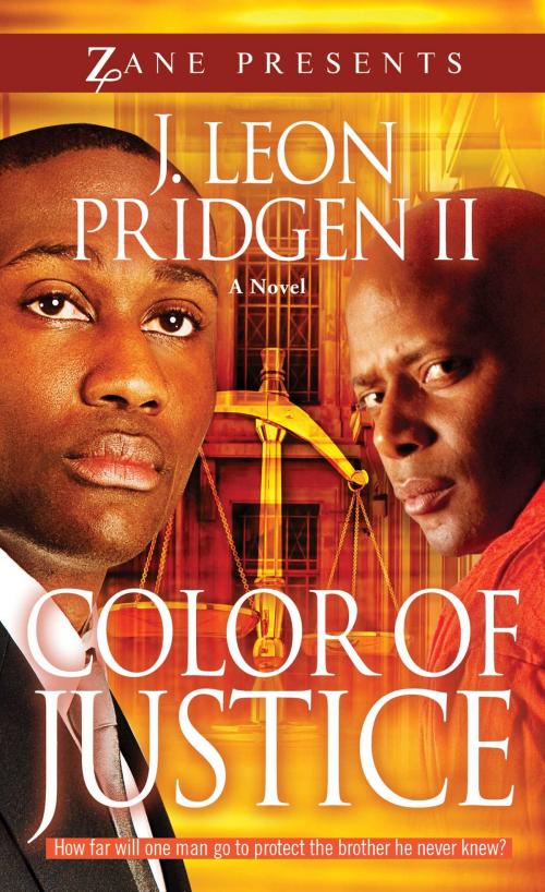 Cover of the book Color of Justice by J. Leon Pridgen II, Strebor Books