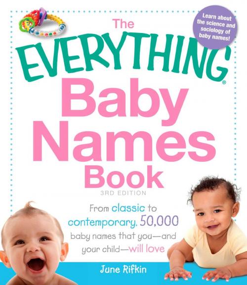 Cover of the book The Everything Baby Names Book by June Rifkin, Adams Media