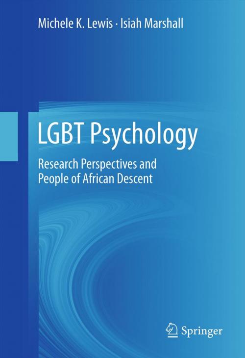 Cover of the book LGBT Psychology by Michele K. Lewis, Isiah Marshall, Springer New York