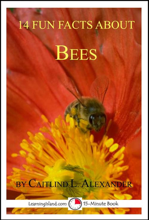 Cover of the book 14 Fun Facts About Bees: A 15-Minute Book by Caitlind L. Alexander, LearningIsland.com