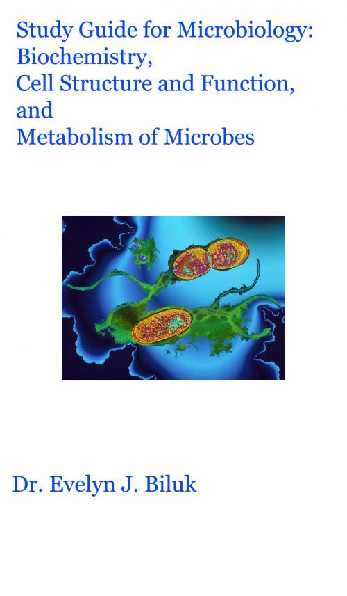 Cover of the book Study Guide for Microbiology: Biochemistry, Cell Structure and Function, and Metabolism of Microbes by Dr. Evelyn J Biluk, Dr. Evelyn J Biluk