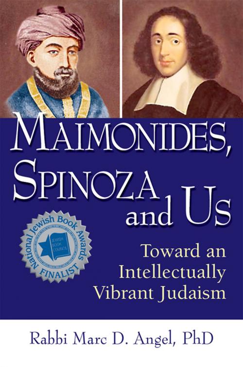 Cover of the book Maimonides, Spinoza and Us by Rabbi Marc D. Angel, Turner Publishing Company