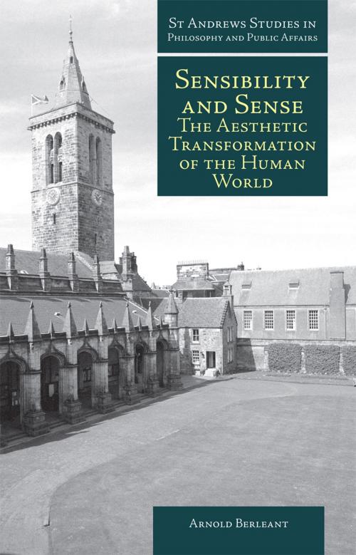 Cover of the book Sensibility and Sense by Arnold Berleant, Andrews UK