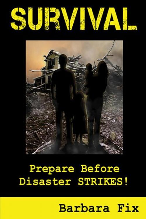 Cover of the book Survival: Prepare Before Disaster Strikes by Barbara Fix, CCB Publishing