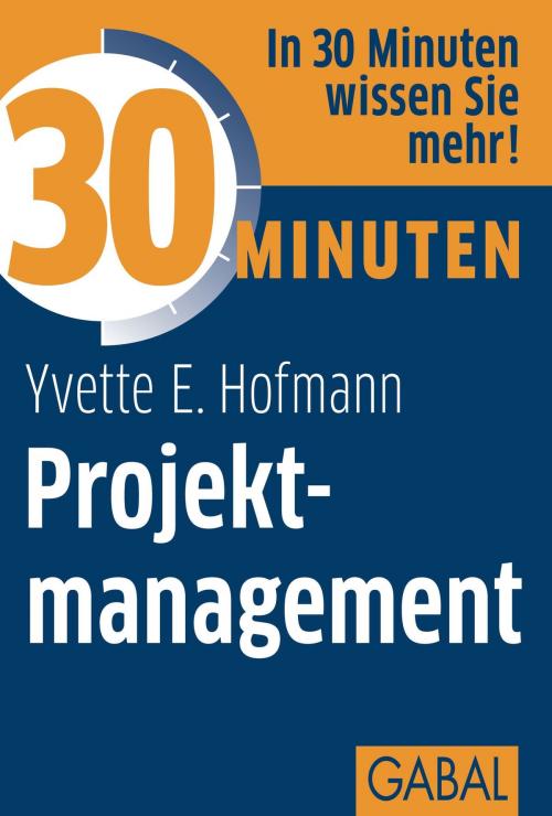 Cover of the book 30 Minuten Projektmanagement by Yvette E. Hofmann, GABAL Verlag