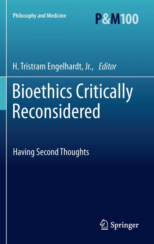 Cover of the book Bioethics Critically Reconsidered by , Springer Netherlands