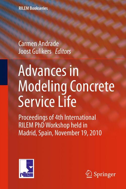 Cover of the book Advances in Modeling Concrete Service Life by , Springer Netherlands