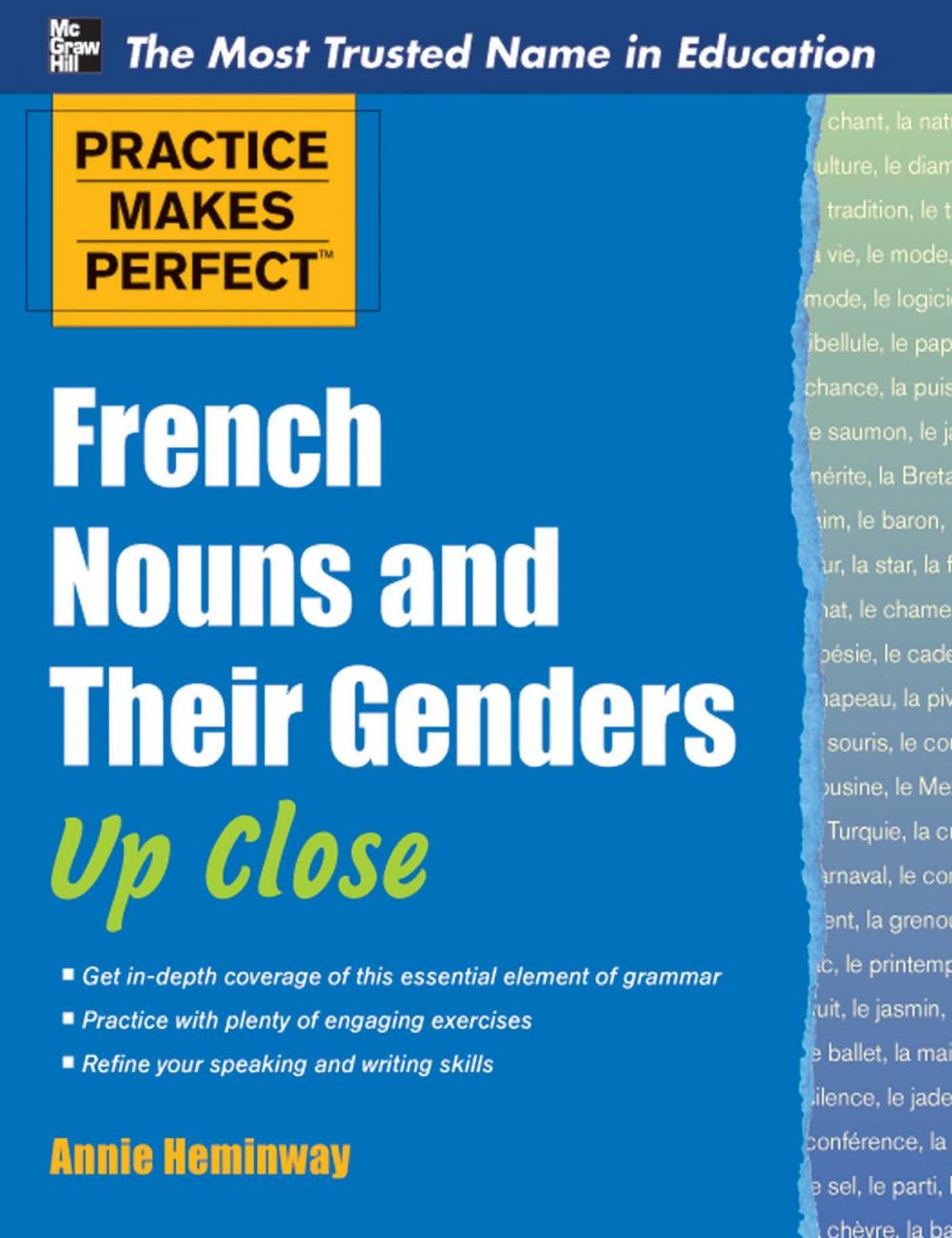 Big bigCover of Practice Makes Perfect French Nouns and Their Genders Up Close