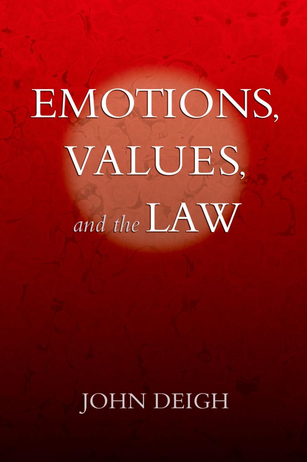 Big bigCover of Emotions, Values, and the Law