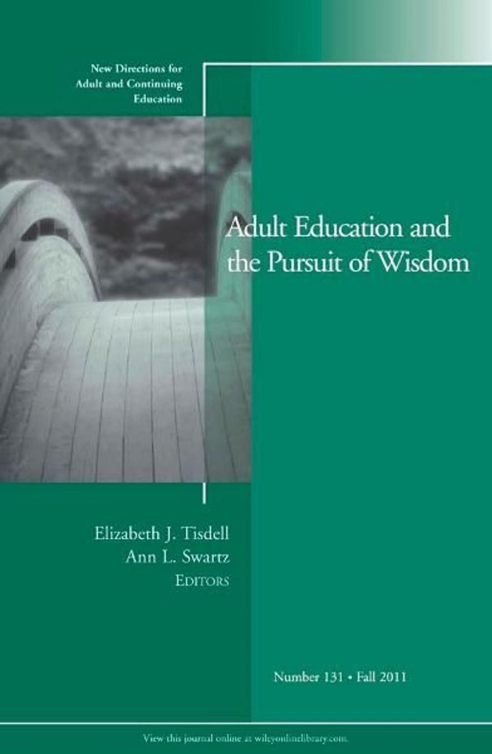 Big bigCover of Adult Education and the Pursuit of Wisdom