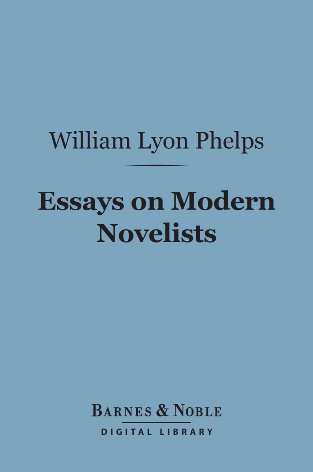 Big bigCover of Essays on Modern Novelists (Barnes & Noble Digital Library)
