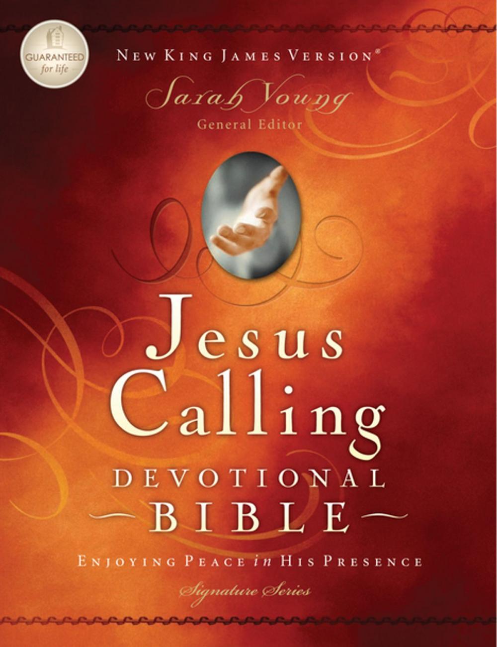 Big bigCover of Jesus Calling Devotional Bible, NKJV