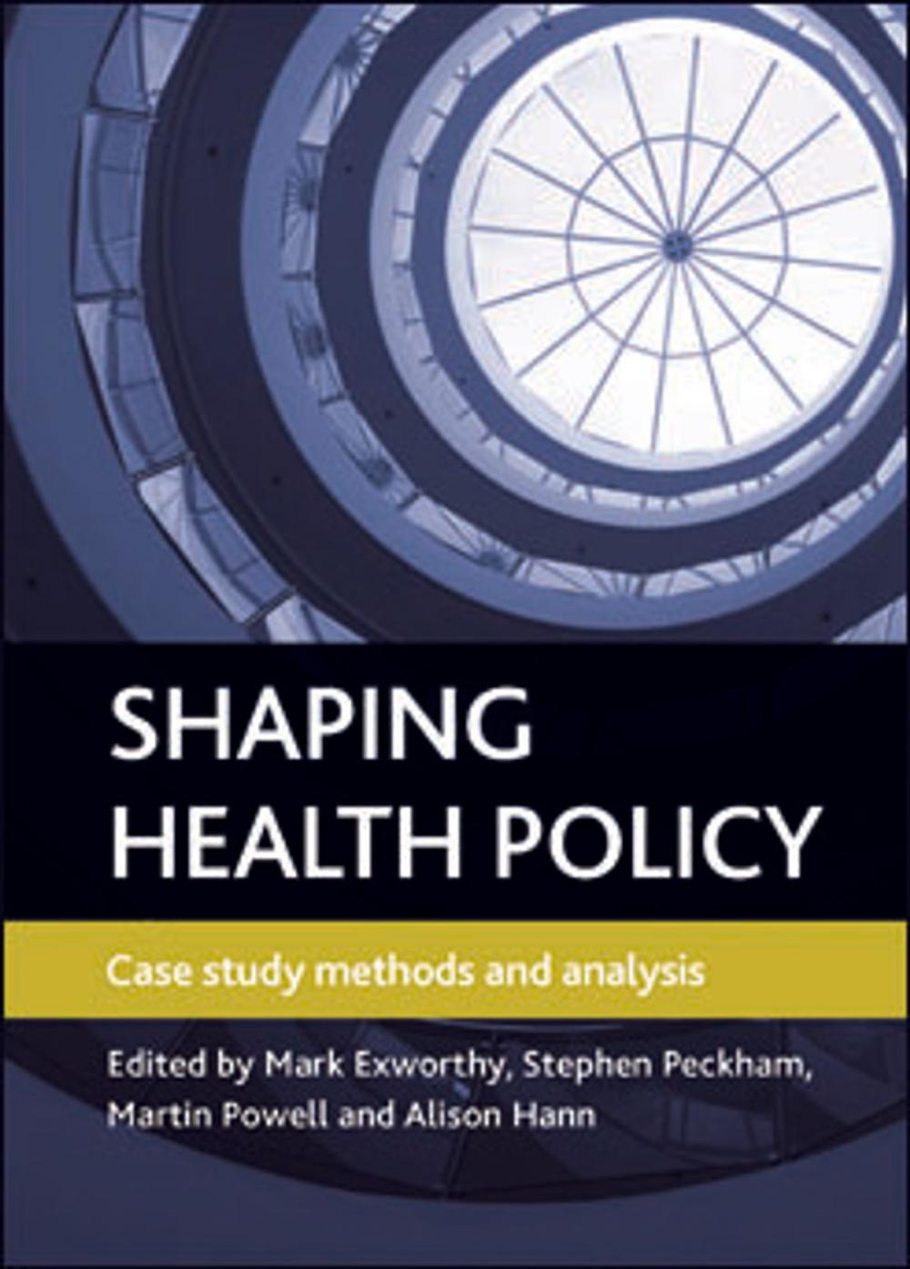 Big bigCover of Shaping health policy