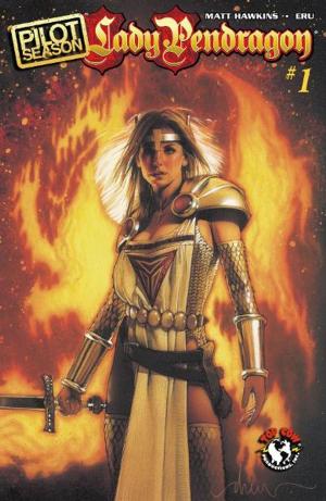 Cover of the book Pilot Season Lady Pendragon #1 by Paul Jenkins, Dale Keown, Frank G. D'Armata, Troy Peteri