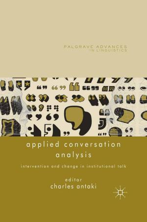 Cover of the book Applied Conversation Analysis by Béatrice Craig