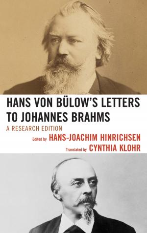 Cover of the book Hans von Bülow's Letters to Johannes Brahms by Thomas G. Deveny