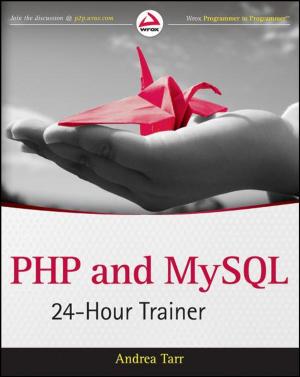 Cover of the book PHP and MySQL 24-Hour Trainer by Roberto Esposito