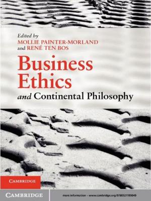 Cover of the book Business Ethics and Continental Philosophy by John Leavitt