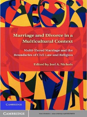 Cover of the book Marriage and Divorce in a Multi-Cultural Context by Jeffrey A. Segal, Harold J. Spaeth