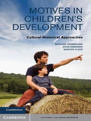 Cover of the book Motives in Children's Development by Cees Oomens, Marcel Brekelmans, Sandra Loerakker, Frank Baaijens