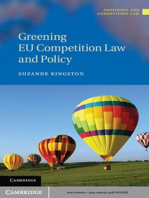 Cover of the book Greening EU Competition Law and Policy by Michel Verhaegen, Vincent Verdult