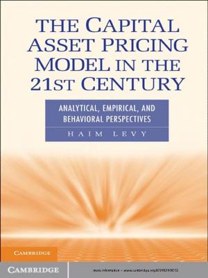 Cover of the book The Capital Asset Pricing Model in the 21st Century by Yousef Casewit