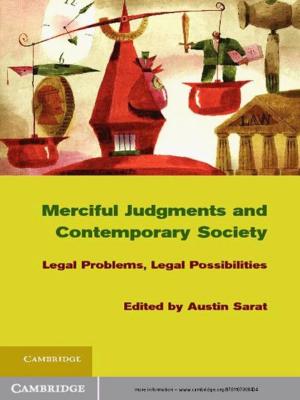 Cover of the book Merciful Judgments and Contemporary Society by Professor Hillel Frisch