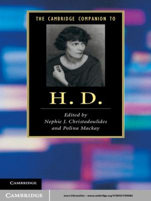 Cover of the book The Cambridge Companion to H. D. by Richard M. Locke