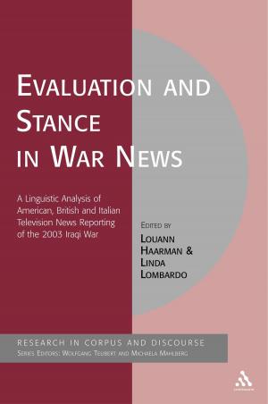 Cover of the book Evaluation and Stance in War News by Marvin Lin