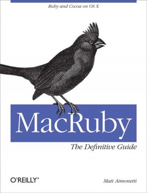 Cover of the book MacRuby: The Definitive Guide by Dan Sanderson