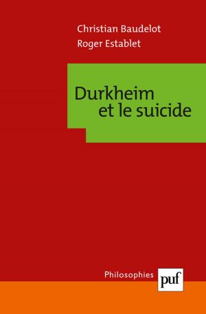 Book cover of Durkheim et le suicide