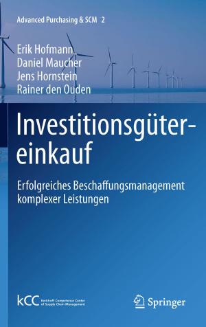 Cover of the book Investitionsgütereinkauf by Andreas Sattler, Hans-Joachim Broll, Sebastian Kaufmann