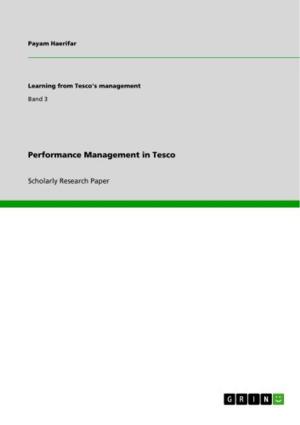 Cover of the book Performance Management in Tesco by Arlie Zegarra Pumapillo