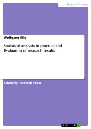 Cover of the book Statistical analysis in practice and Evaluation of research results by Philipp Söchting