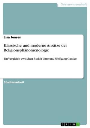 Book cover of Klassische und moderne Ansätze der Religionsphänomenologie