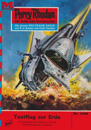 Cover of the book Perry Rhodan 548: Testflug zur Erde by Leo Lukas
