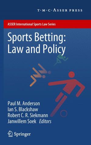 Cover of the book Sports Betting: Law and Policy by Verena Zoppei