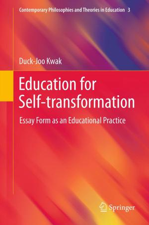 Cover of the book Education for Self-transformation by Ota Weinberger