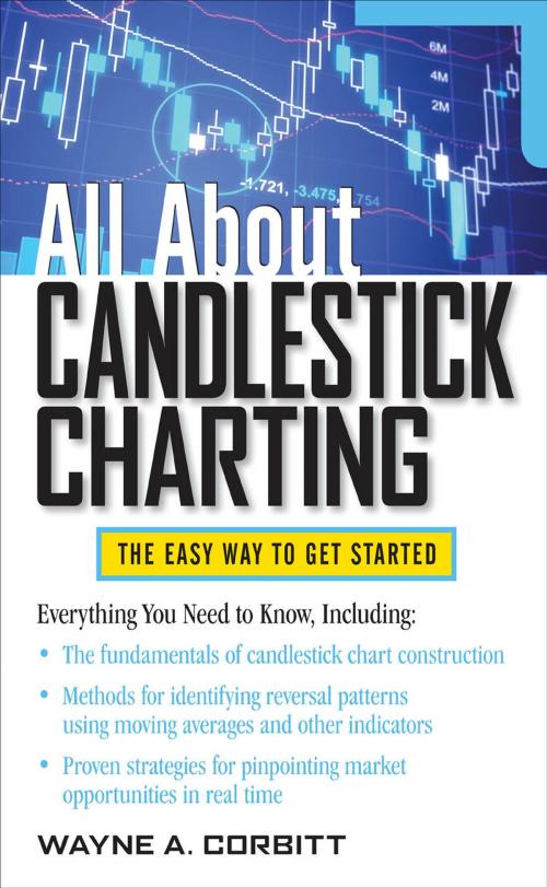 Cover of the book All About Candlestick Charting by Wayne A. Corbitt, McGraw-Hill Education