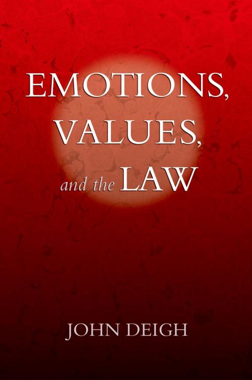 Cover of the book Emotions, Values, and the Law by John Deigh, Oxford University Press