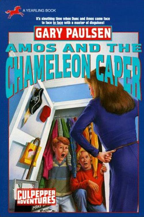 Cover of the book AMOS AND THE CHAMELEON CAPER by Gary Paulsen, Random House Children's Books