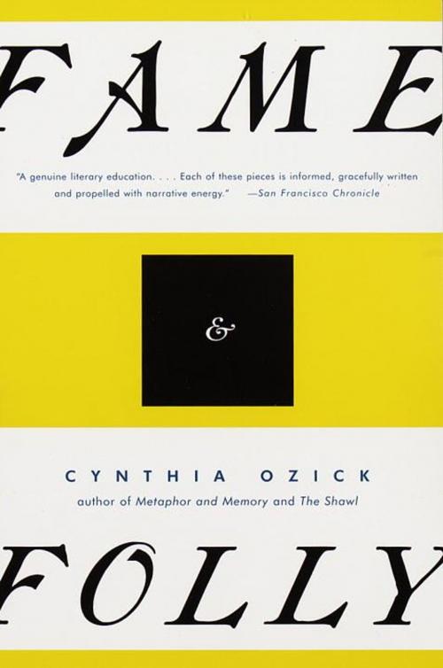Cover of the book Fame & Folly by Cynthia Ozick, Knopf Doubleday Publishing Group