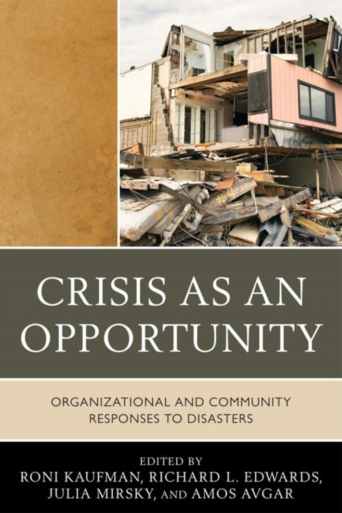 Cover of the book Crisis as an Opportunity by Richard Edwards, Julia Mirsky, Roni Kaufman, Amos Avgar, UPA
